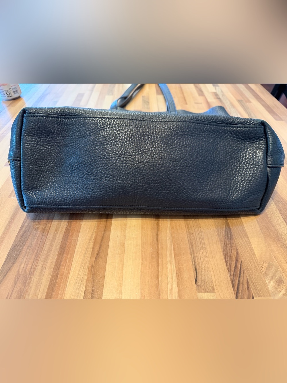Prada Black Pebbled Leather Tote - Picture 4 of 8